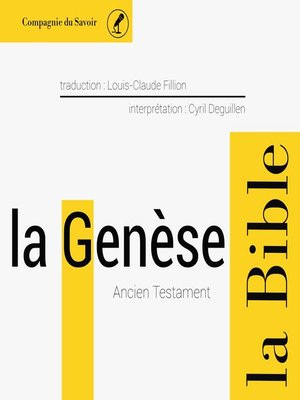 cover image of La Genèse